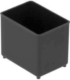 ESD compartment insert, black, (L x W x D) 47 x 39 x 55 mm, EINSATZ A9-1 ESD