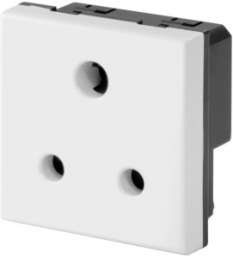 Built-in socket outlet, white, 13 A/250 V, India, IP20, 2500710000