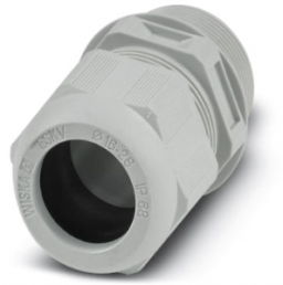 Cable gland, M32, 36 mm, Clamping range 13 to 21 mm, IP68, light gray, 1424517