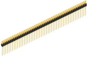 MK 8 G, solder terminal strip, 50-pole