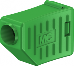 4 mm insulating grommet, solder connection, 1.0 mm², green, 22.2060-25