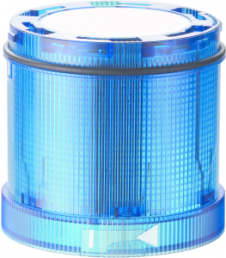 Led flashlight element, Ø 70 mm, blue, 24 VDC, IP65