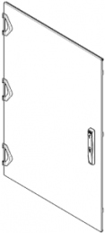 Varistar CP EMC and IP 55 Steel Door, Plain,Multi-Point Locking, RAL 7021, 2000H 600W