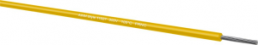 MPPE-switching strand, halogen free, UL-Style 11027, 0.14 mm², AWG 26/7, yellow, outer Ø 0.95 mm