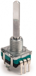 Rotary Metal Shaft Potentiometer, 20 kΩ, 0.05 W, logarithmisch, solder pin, PRS11R-225F-S203A3