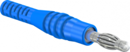 4 mm plug, solder connection, 2.5 mm², blue, 64.9294-23