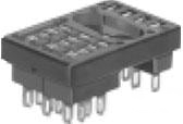 Relay socket for R10 relays, 3-1393143-1