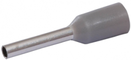 Insulated Wire end ferrule, 0.75 mm², 8 mm long, gray, 22C426