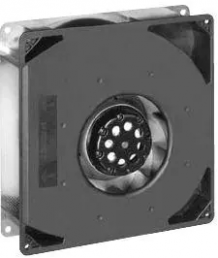 AC radial fan, 230 V, 220 x 220 x 56 mm, 202 m³/h, 66 dB, ball bearing, ebm-papst, RG 160-28/56 S