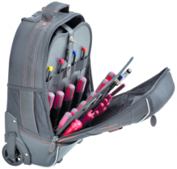Rollers tool backpack, without tools, (L x W x D) 430 x 150 x 340 mm, 4.3 kg, TOOL TROLLEY 01 N