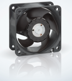 DC axial fan, 24 V, 60 x 60 x 25 mm, 56 m³/h, 43 dB, ball bearing, ebm-papst, 624/2 HH