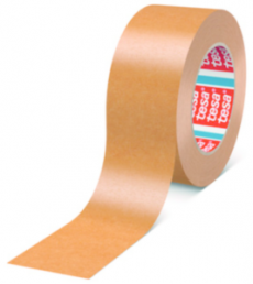 Crepe masking tape, 12 x 0.17 mm, paper, light brown, 50 m, 04341 00HELLBR.50M 12MM