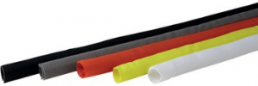 Plastic braided sleeve, range 19-25 mm, white, halogen free, -55 to 150 °C