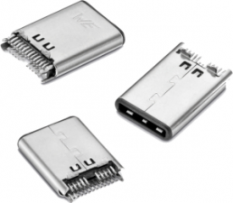 WR-COM USB 3.1 Type C Plug Horizontal SMT, 632712000011