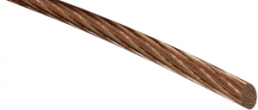 Round rope, unassembled, copper, 132 x 0.07 mm, 0.5 mm², 401005000