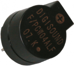 Miniature speaker, 16 Ω, 83 dB, 1.5 VDC, 70 mA, black