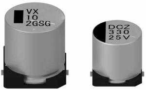 Electrolytic capacitor, 15 µF, 400 V (DC), ±20 %, SMD, Ø 12 mm