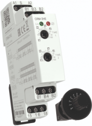 Multifunction relay, 0.1 s to 100 days, 2 functions, 1 Form C (NO/NC), 12-240 AC/DC, 4000 VA, CRM-2HE/UNI