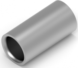 Butt connector, uninsulated, 80-95 mm², silver, 37.59 mm