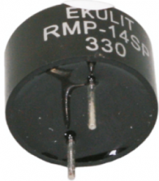 Piezo signal transmitter, 85 dB, 30 VDC, 8 mA, black