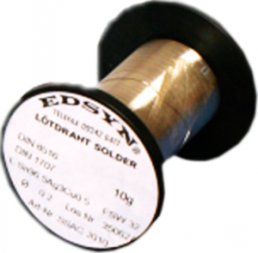 Solder wire, lead-free, SAC (Sn96.5Ag3Cu0.5), Ø 0.2 mm, 10 g