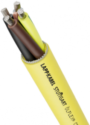 Rubber conveyor equipment cable ÖLFLEX CRANE VS (N)SHTÖU 18 G 1.5 mm², AWG 16, unshielded, yellow