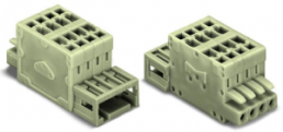 2-wire combination connector, 5 pole, pitch 3.5 mm, 0.08-1.5 mm², AWG 28-14, 10 A, 160 V, spring-cage connection, 734-365