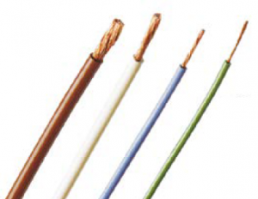 TPE-Stranded wire, high flexible, FlexiPlast-E, 0.5 mm², red, outer Ø 2.1 mm