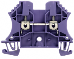 Through terminal block, screw connection, 0.5-4.0 mm², 2 pole, 24 A, purple, 1037700000