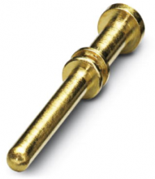 Pin contact, 1.0-2.5 mm², AWG 18-14, crimp connection, nickel-plated/gold-plated, 1605639