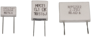 Metal strip resistor, 1 Ω, 2 W, ±10 %