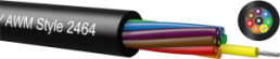 PVC control line UL-LiYY 10 x 0.14 mm², AWG 26, unshielded, black
