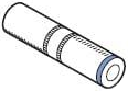 Butt connector, uninsulated, 34.3 mm², AWG 2, 69.85 mm