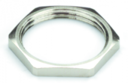 Counter nut, PG36, 51 mm, silver, 1719220000