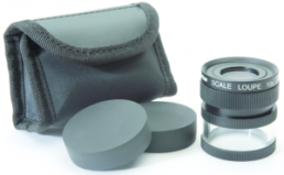 Loupe - 10X, 3 lens, scale mm/inch