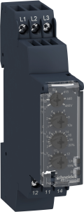 Line voltage monitoring relay, 1 Form C (NO/NC), 5 A, 250 V (DC), 250 V (AC), RM17TE00