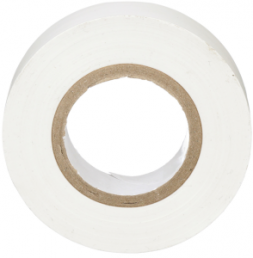 Insulation tape, 19.05 x 0.18 mm, PVC, white, 20.12 m, ST17-075-66WH