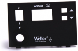 Front plate, Weller T0058752754N for Soldering station WAD, WDD, WSD, WSL