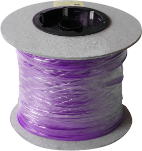 PVC-switching strand, UL-Style 1007/1569, 0.09 mm², AWG 28, purple, outer Ø 1.2 mm