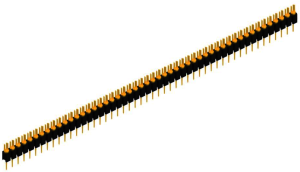 MK 2 G, solder terminal strip, 50-pole