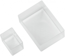 Assortment box insert, transparent, (W x D) 39 x 55 mm, 9202020000