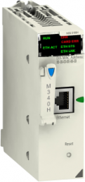Ethernet TCP/IP connection module for Modicon M340, 100 Mbit/s, ethernet, BMXNOE0100H