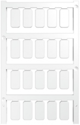 Polyamide Device marker, (L x W) 18 x 9.5 mm, white, 200 pcs