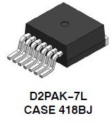 Onsemi N channel power trench MOSFET, 80 V, 270 A, D2PAK-7L, FDB0190N807L