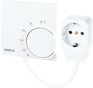 Room temperature controller, 230 VAC, 5 to 30 °C, white, 121910151102