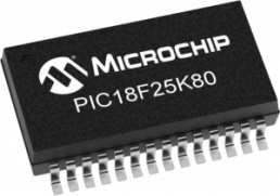 PIC microcontroller, 8 bit, 64 MHz, SSOP-28, PIC18F25K80-I/SS