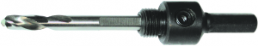Tool mounting shank for hole saws 14 to 30 mm, 8 mm drive, 424037