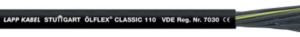 PVC control line ÖLFLEX CLASSIC 110 BK 25 G 0.75 mm², AWG 19, unshielded, black
