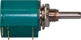 Wire-wound potentiometer, 3 turns, 10 kΩ, 0.75 W, linear, solder lug, M-1303-103-10K OHM