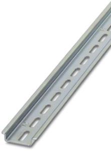 DIN rail, perforated, 35 x 7.5 mm, W 2000 mm, steel, galvanized, 1210019